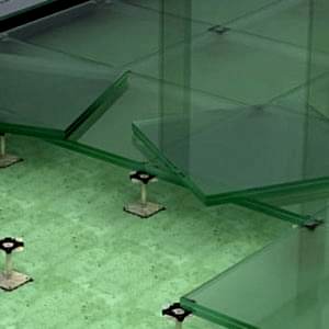 Cam panel yükseltilmiş döşeme paneller