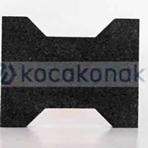 KAUÇUK KİLİT TAŞI 25*20 2 CM SİYAH