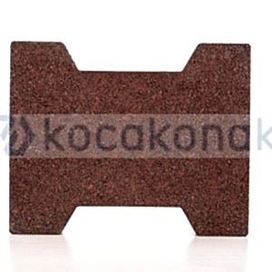 KAUÇUK KİLİT TAŞI 25*20 2 CM KİREMİT